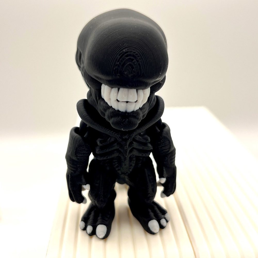 3D printed Articulated Xenomorph Fidget Toy Fun Collectible Str…